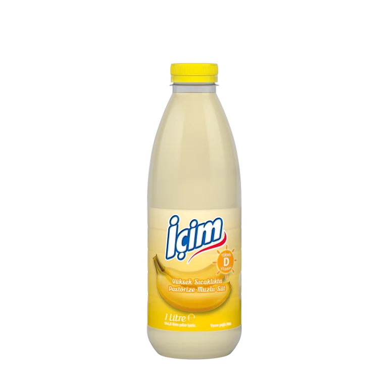 İçim Banana Vitamin D Pasteurized Milk Pet Bottle