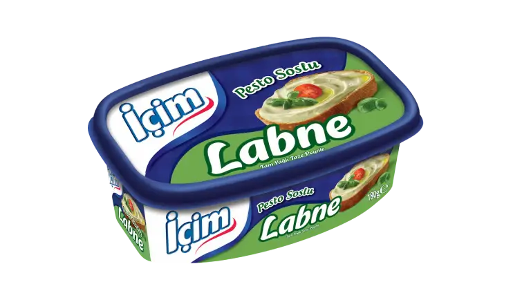 İçim Labneh with Pesto Sauce